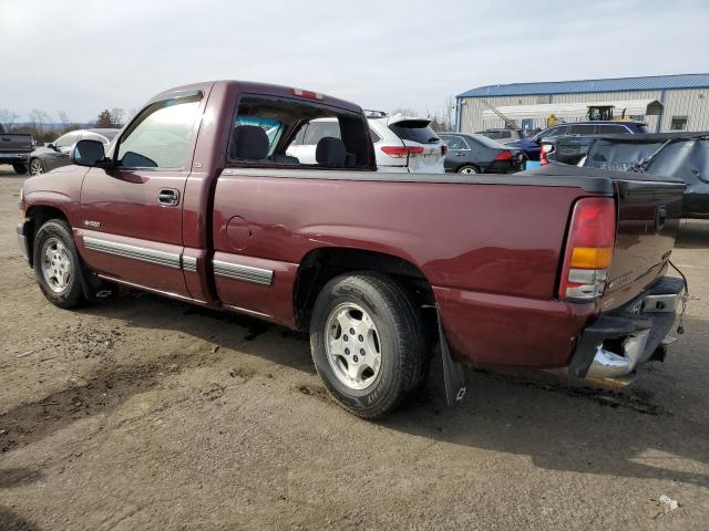 1GCEC14V32Z209885 - 2002 CHEVROLET SILVERADO C1500 MAROON photo 2