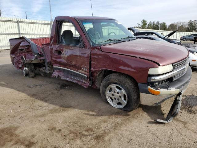 1GCEC14V32Z209885 - 2002 CHEVROLET SILVERADO C1500 MAROON photo 4