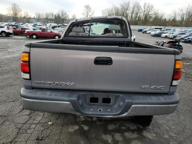 5TBBT4418YS105042 - 2000 TOYOTA TUNDRA ACCESS CAB ნაცრისფერი ფოტო 6