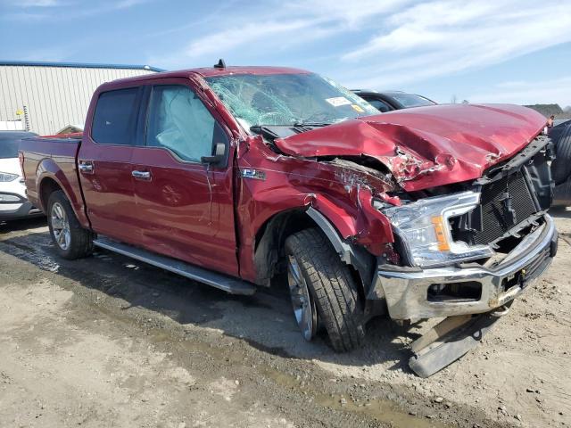 1FTEW1E50KFA52243 - 2019 FORD F150 SUPERCREW RED photo 4