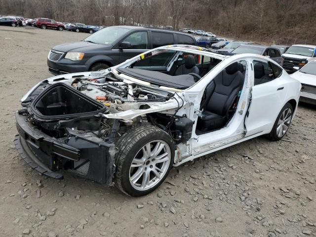 5YJSA1E20LF413189 - 2020 TESLA MODEL S 白色 照片 1