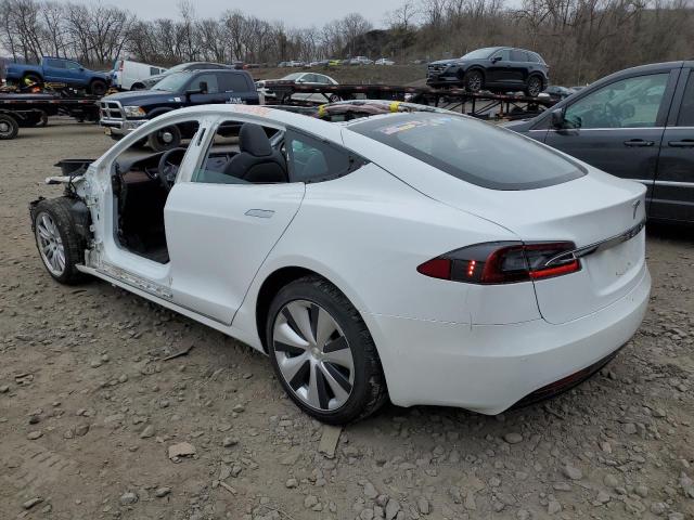 5YJSA1E20LF413189 - 2020 TESLA MODEL S 白色 照片 2