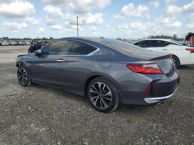 1HGCT2B80HA003460 - 2017 HONDA ACCORD EXL GRAY photo 2