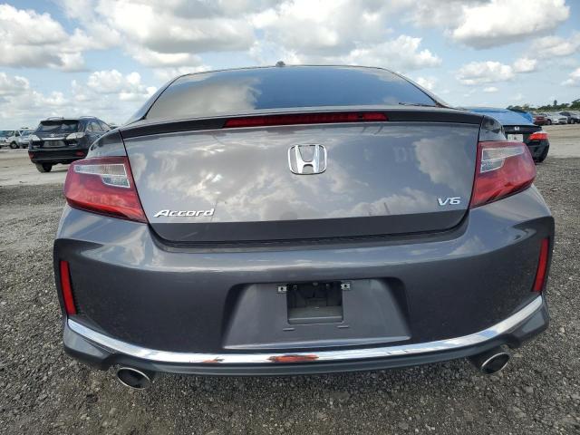 1HGCT2B80HA003460 - 2017 HONDA ACCORD EXL GRAY photo 6