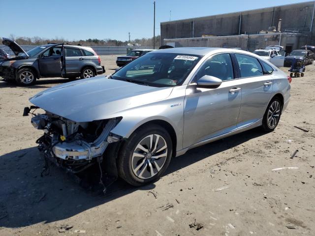 1HGCV3F4XKA018949 - 2019 HONDA ACCORD HYBRID EX SILVER photo 1