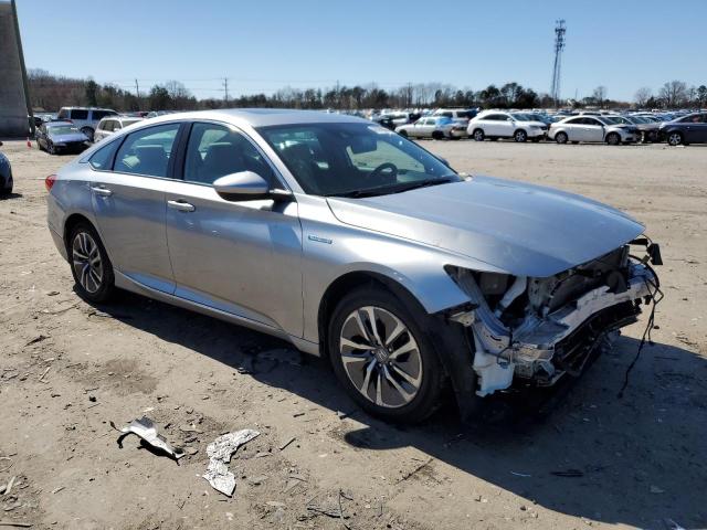 1HGCV3F4XKA018949 - 2019 HONDA ACCORD HYBRID EX SILVER photo 4