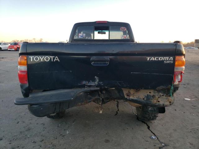 5TEPM62N02Z064430 - 2002 TOYOTA TACOMA BLACK photo 6