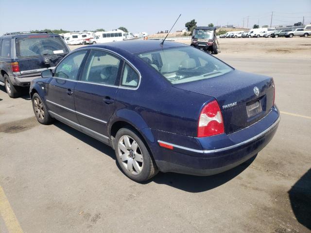 WVWRH63BX2E208814 - 2002 VOLKSWAGEN PASSAT GLX Mavi foto 3