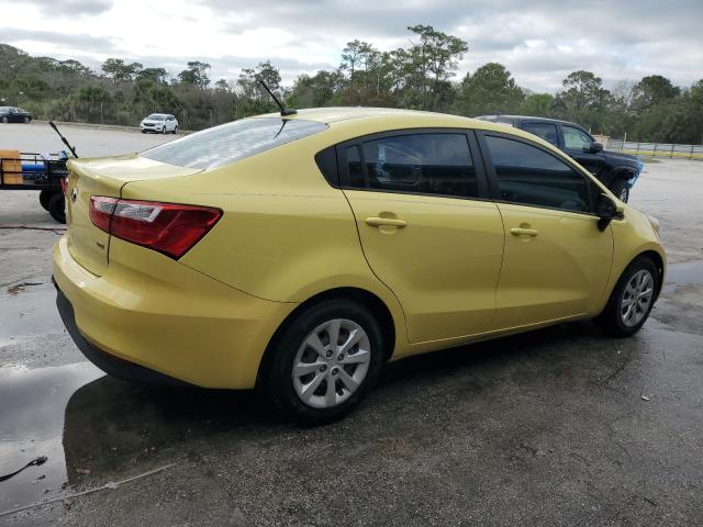 KNADM4A30G6577329 - 2016 KIA RIO LX YELLOW photo 3