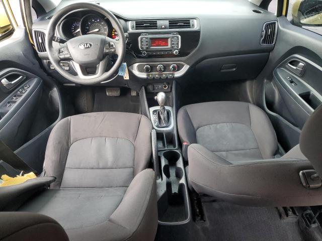 KNADM4A30G6577329 - 2016 KIA RIO LX YELLOW photo 8