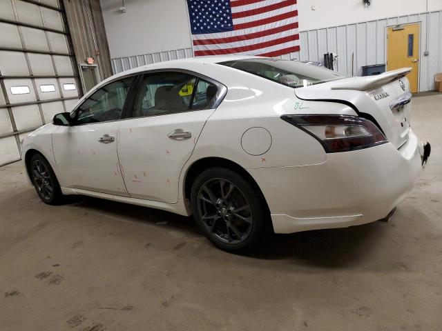 1N4AA5AP5EC915190 - 2014 NISSAN MAXIMA S WHITE photo 2