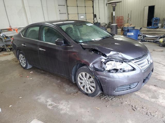 3N1AB7AP9EL688905 - 2014 NISSAN SENTRA S GRAY photo 4