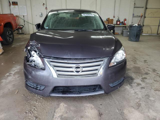 3N1AB7AP9EL688905 - 2014 NISSAN SENTRA S GRAY photo 5