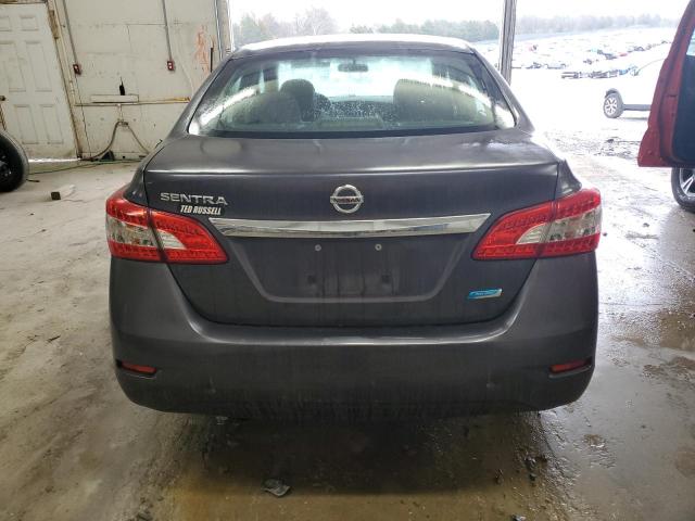 3N1AB7AP9EL688905 - 2014 NISSAN SENTRA S GRAY photo 6