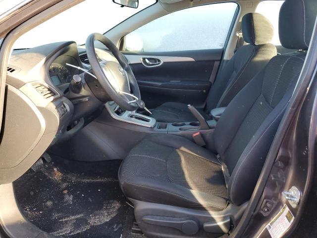 3N1AB7AP9EL688905 - 2014 NISSAN SENTRA S GRAY photo 7