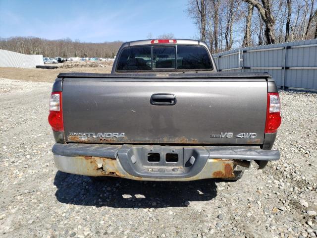 5TBBT44156S484062 - 2006 TOYOTA TUNDRA ACCESS CAB SR5 GRAY photo 6