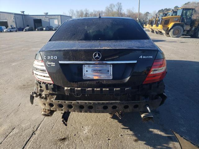 WDDGF8AB8DA873528 - 2013 MERCEDES-BENZ C 300 4MATIC BLACK photo 6