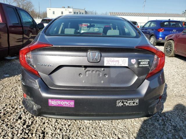 19XFC2F50GE053024 - 2016 HONDA CIVIC LX GRAY photo 6