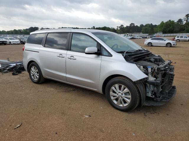 KNDMB5C15H6283162 - 2017 KIA SEDONA LX SILVER photo 4