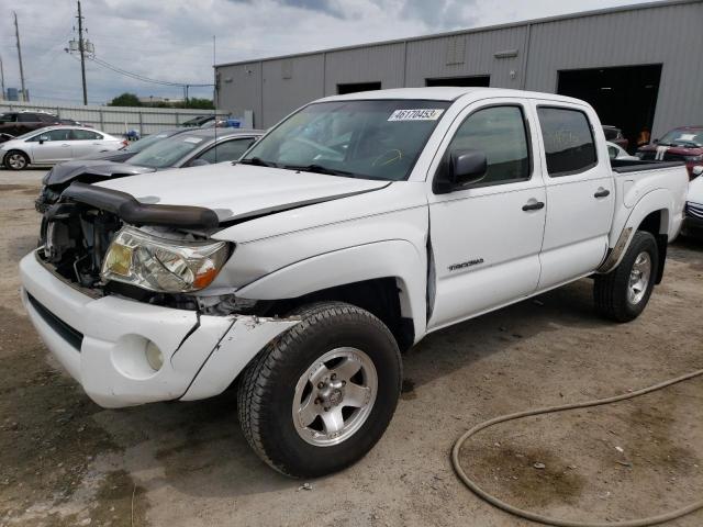 3TMJU62NX7M033129 - 2007 TOYOTA TACOMA DOUBLE CAB PRERUNNER WHITE photo 1