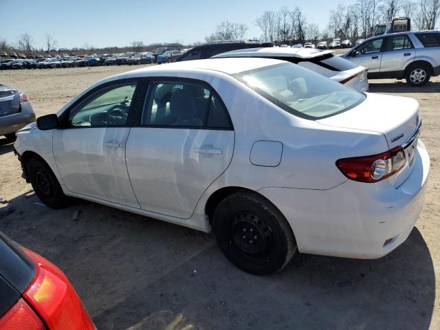 2T1BU4EE4CC852404 - 2012 TOYOTA COROLLA BASE WHITE photo 2