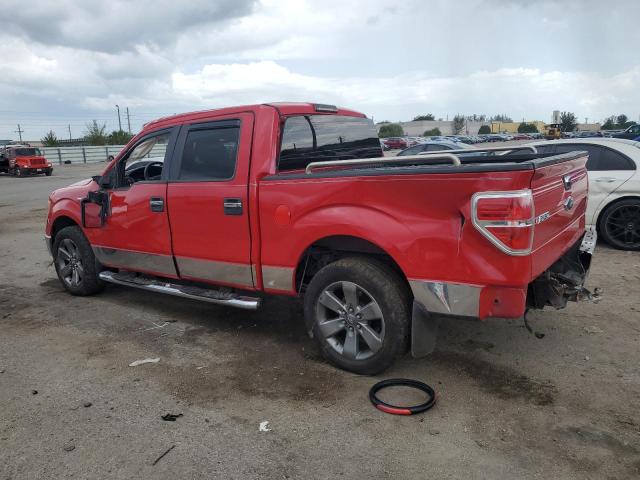 1FTPW12V09FB25716 - 2009 FORD F150 SUPERCREW RED photo 2