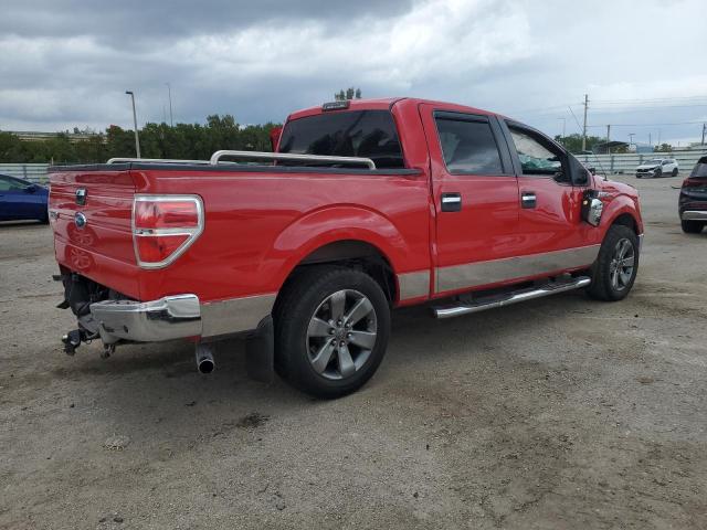 1FTPW12V09FB25716 - 2009 FORD F150 SUPERCREW RED photo 3