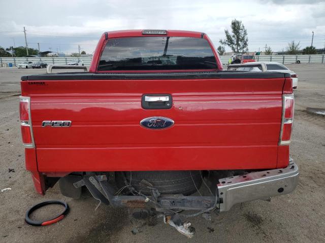 1FTPW12V09FB25716 - 2009 FORD F150 SUPERCREW RED photo 6