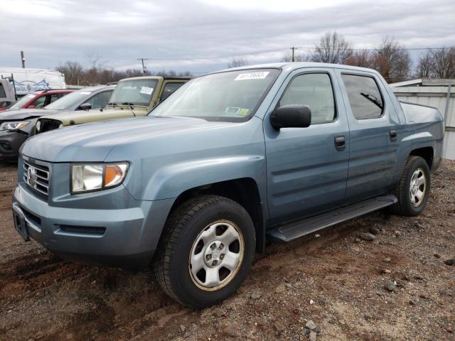 2HJYK16276H522846 - 2006 HONDA RIDGELINE RT BLUE photo 1