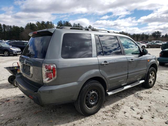 5FNYF18588B004060 - 2008 HONDA PILOT EXL GRAY photo 3