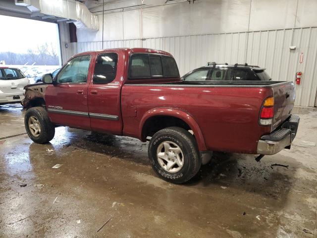 5TBBT44113S357580 - 2003 TOYOTA TUNDRA ACCESS CAB SR5 BURGUNDY photo 2