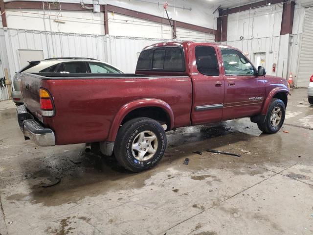 5TBBT44113S357580 - 2003 TOYOTA TUNDRA ACCESS CAB SR5 BURGUNDY photo 3