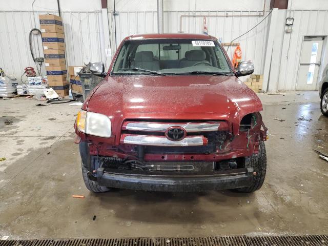 5TBBT44113S357580 - 2003 TOYOTA TUNDRA ACCESS CAB SR5 BURGUNDY photo 5