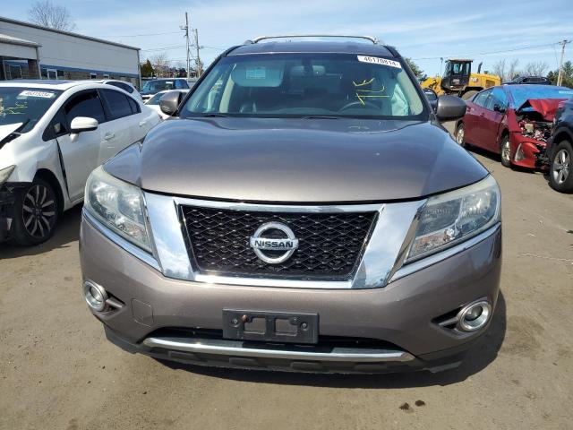 5N1AR2MM3EC729808 - 2014 NISSAN PATHFINDER S GRAY photo 5