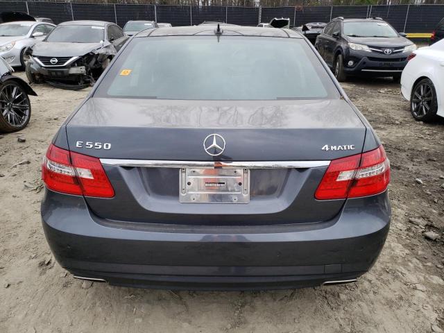 WDDHF9AB8AA207887 - 2010 MERCEDES-BENZ E 550 4MATIC GRAY photo 6