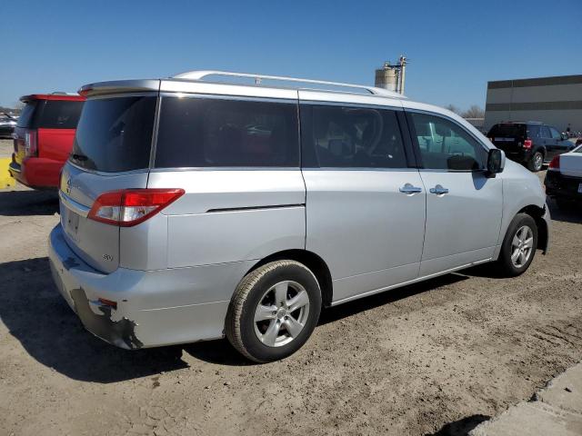 JN8AE2KP8H9169285 - 2017 NISSAN QUEST S SILVER photo 3