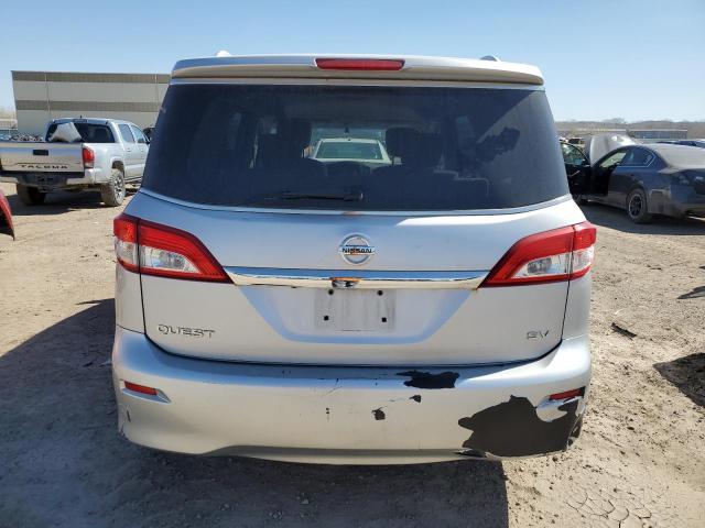 JN8AE2KP8H9169285 - 2017 NISSAN QUEST S SILVER photo 6