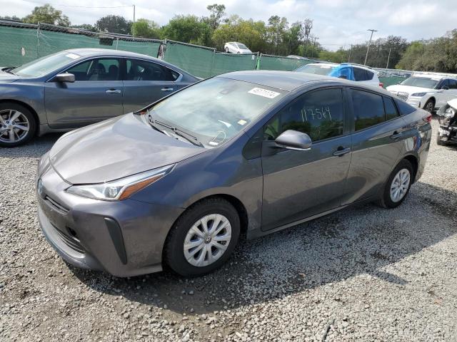 JTDKARFU1L3120719 - 2020 TOYOTA PRIUS L GRAY photo 1