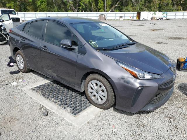 JTDKARFU1L3120719 - 2020 TOYOTA PRIUS L GRAY photo 4