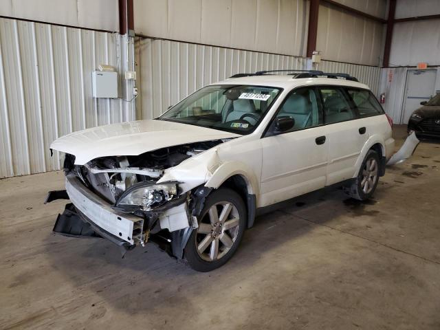 4S4BP61C267313658 - 2006 SUBARU LEGACY OUTBACK 2.5I WHITE photo 1