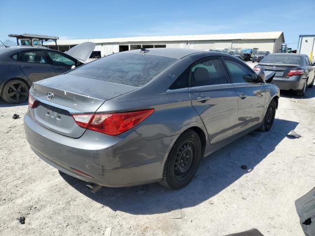 5NPEB4ACXDH570645 - 2013 HYUNDAI SONATA GLS GRAY photo 3