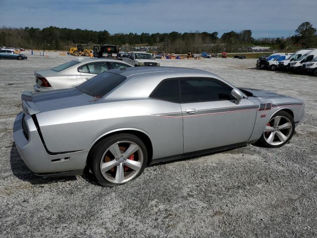 2C3CDYCJ3CH108105 - 2012 DODGE CHALLENGER SRT-8 SILVER photo 3