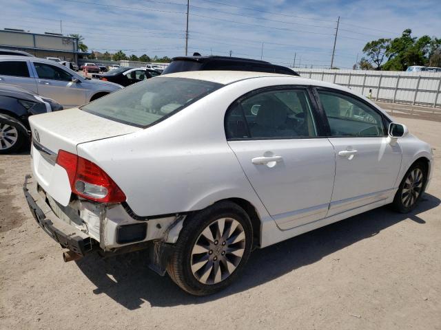 2HGFA16899H302794 - 2009 HONDA CIVIC EX WHITE photo 3