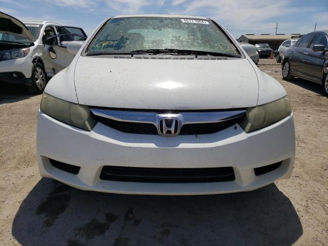 2HGFA16899H302794 - 2009 HONDA CIVIC EX WHITE photo 5