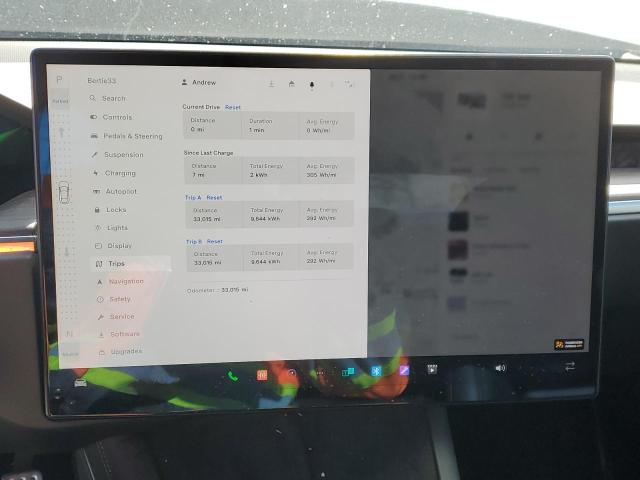 5YJSA1E5XPF499398 - 2023 TESLA MODEL S ნაცრისფერი ფოტო 9