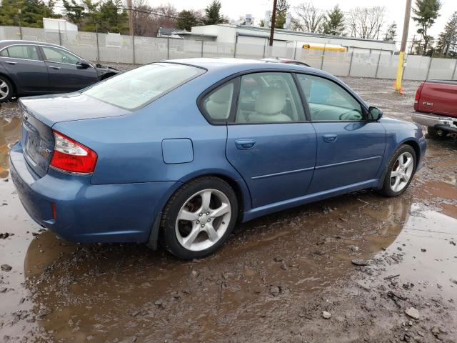 4S3BL616997224734 - 2009 SUBARU LEGACY 2.5I BLUE photo 3