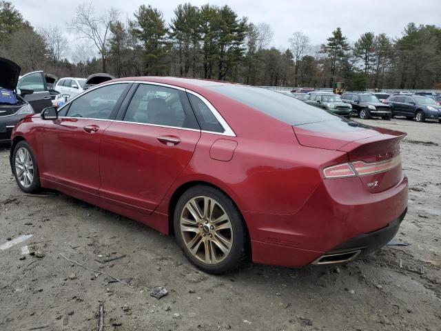 3LN6L2J93FR605791 - 2015 LINCOLN MKZ BURGUNDY photo 2