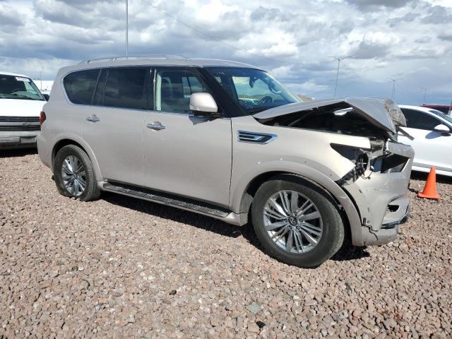 JN8AZ2AFXM9717732 - 2021 INFINITI QX80 LUXE BEIGE photo 4