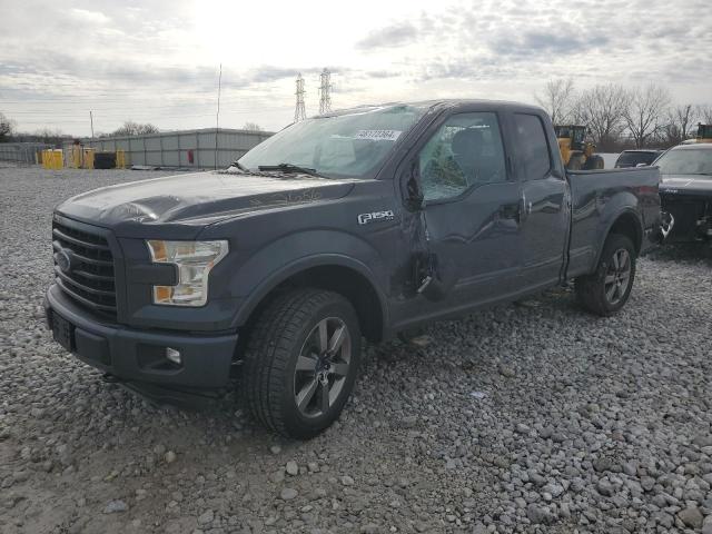 1FTEX1EPXGFD60218 - 2016 FORD F150 SUPER CAB GRAY photo 1