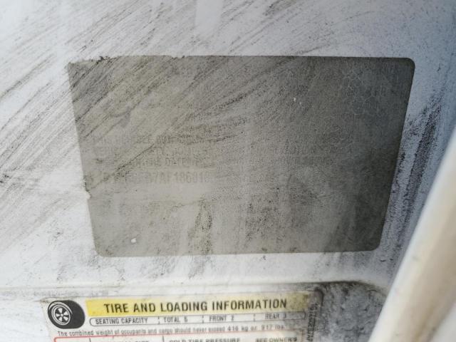 1G1ZC5EB7AF186018 - 2010 CHEVROLET MALIBU 1LT WHITE photo 12